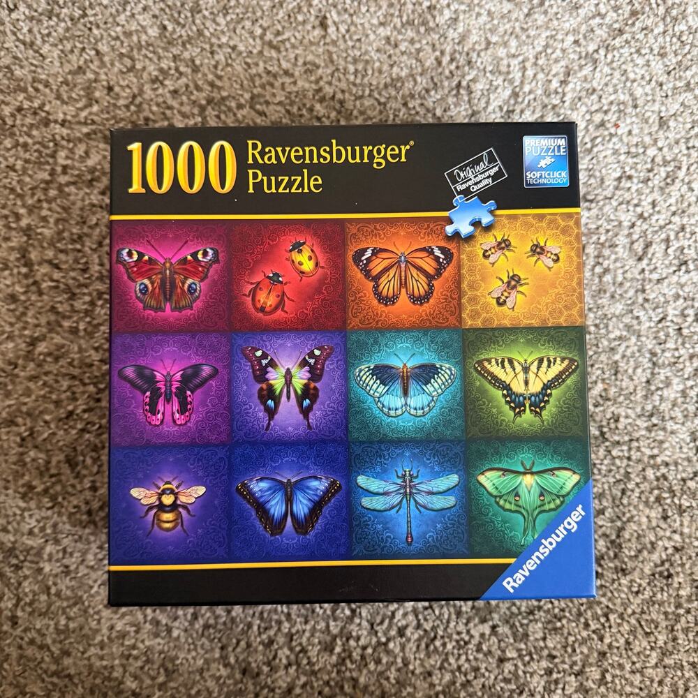 Ravensburger Butterfly Rain Jigsaw Puzzle 1000 Pieces